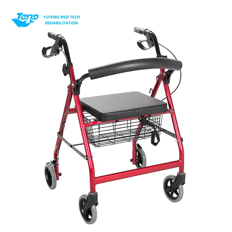 Πτυσσόμενος Rollator Walker με κάθισμα