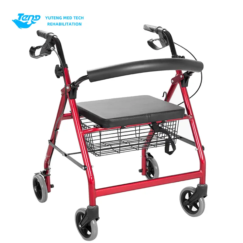 Steel Walker Rollator με κάθισμα